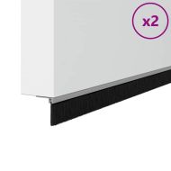 Запечатващи четки за врата с винтово закрепване 2 pcs Сребрист