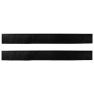 Запечатващи четки за врата с винтово закрепване 2 pcs Сребрист