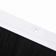 Запечатващи четки за врата с винтово закрепване 2 pcs Бяло