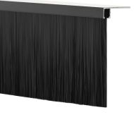 Запечатващи четки за врата с винтово закрепване 12 pcs Черно