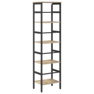 Рафт за книги 4 нива 40 х 29,5 х 149 см Инженерна дървесина