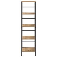 Рафт за книги Дъб 40 х 29,5 х 149 см Инженерно дърво