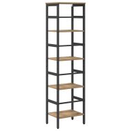Рафт за книги Дъб 40 х 29,5 х 149 см Инженерно дърво