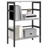 Рафт за книги 2 нива 60 х 29,5 х 81 см Инженерна дървесина