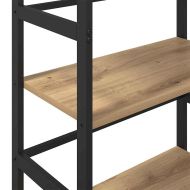 Рафт за книги Дъб 60 х 29,5 х 81 см Инженерно дърво