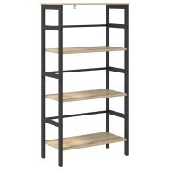 Рафт за книги Сонома дъб 60 х 29,5 х 115 см Инженерно дърво