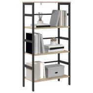 Рафт за книги Сонома дъб 60 х 29,5 х 115 см Инженерно дърво