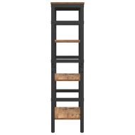 Рафт за книги 3 нива 60 х 29,5 х 115 см Инженерна дървесина
