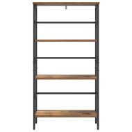 Рафт за книги 3 нива 60 х 29,5 х 115 см Инженерна дървесина