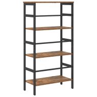 Рафт за книги 3 нива 60 х 29,5 х 115 см Инженерна дървесина