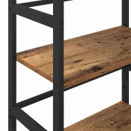 Рафт за книги 3 нива 60 х 29,5 х 115 см Инженерна дървесина