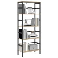 Рафт за книги Сонома дъб 60 х 29,5 х 149 см Инженерно дърво