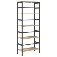 Рафт за книги Сонома дъб 60 х 29,5 х 149 см Инженерно дърво