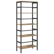 Рафт за книги Дъб 60 х 29,5 х 149 см Инженерно дърво