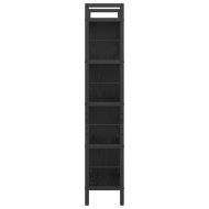 Рафт за книги Черния дъб 75 x 30 x 156 см Инженерно дърво