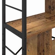 Рафт за книги Старо дърво 75 x 30 x 156 см Инженерно дърво