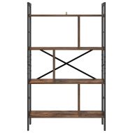 Рафт за книги Димян дъб 75 x 30 x 123,5 см Инженерно дърво