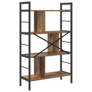 Рафт за книги Старо дърво 75 x 30 x 123,5 см Инженерно дърво