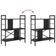 Рафт за книги Черния дъб 75 x 30 x 91 см Инженерно дърво