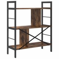 Рафт за книги 5 нива 75 x 30 x 91 см Инженерна дървесина