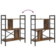 Рафт за книги 5 нива 75 x 30 x 91 см Инженерна дървесина