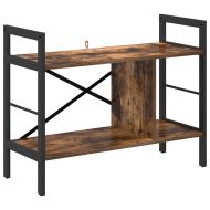 Рафт за книги Димян дъб 75 x 30 x 58,5 см Инженерно дърво