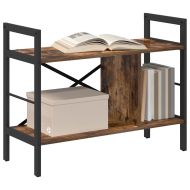 Рафт за книги Димян дъб 75 x 30 x 58,5 см Инженерно дърво