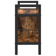 Рафт за книги Димян дъб 75 x 30 x 58,5 см Инженерно дърво