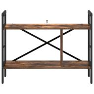 Рафт за книги Димян дъб 75 x 30 x 58,5 см Инженерно дърво