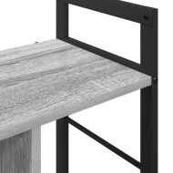 Рафт за книги Сив Сонома 75 x 30 x 58,5 см Инженерно дърво