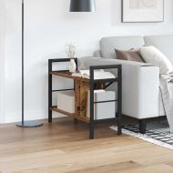 Рафт за книги Старо дърво 75 x 30 x 58,5 см Инженерно дърво