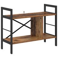 Рафт за книги Старо дърво 75 x 30 x 58,5 см Инженерно дърво