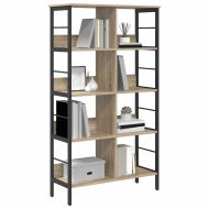 Рафт за книги Сонома дъб 82 x 32 x 144,5 см Инженерно дърво