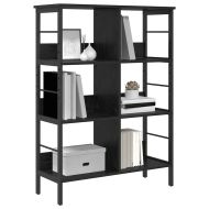 Рафт за книги 6 нива 82 x 32 x 112 см Инженерна дървесина