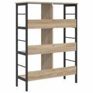 Рафт за книги Сонома дъб 82 x 32 x 112 см Инженерно дърво