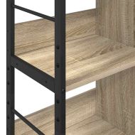 Рафт за книги Сонома дъб 82 x 32 x 112 см Инженерно дърво