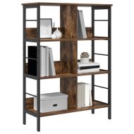 Рафт за книги Димян дъб 82 x 32 x 112 см Инженерно дърво
