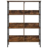 Рафт за книги Димян дъб 82 x 32 x 112 см Инженерно дърво