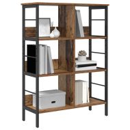 Рафт за книги Старо дърво 82 x 32 x 112 см Инженерно дърво