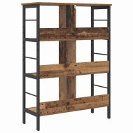 Рафт за книги Старо дърво 82 x 32 x 112 см Инженерно дърво