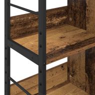 Рафт за книги Старо дърво 82 x 32 x 112 см Инженерно дърво