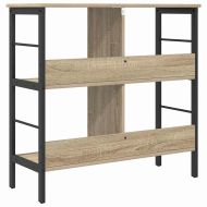Рафт за книги 4 нива 82 x 32 x 79 см Инженерна дървесина