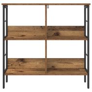 Рафт за книги Старо дърво 82 x 32 x 79 см Инженерно дърво
