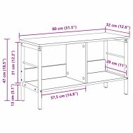 Рафт за книги Сонома дъб 82 x 32 x 47 см Инженерно дърво