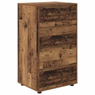 Шкафове за съхранение 2 pcs Старо дърво 60 x 48 x 105 см