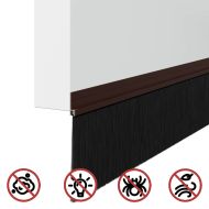 Самозалепващи се четки за уплътняване на врати 2 pcs Кафяво