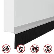 Самозалепващи се четки за уплътняване на врати 2 pcs Сребрист