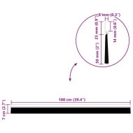 Самозалепващи се четки за уплътняване на врати 12 pcs Бяло