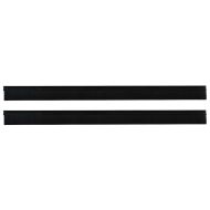 Самозалепващи се четки за уплътняване на врати 2 pcs Черно