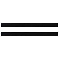 Самозалепващи се четки за уплътняване на врати 2 pcs Черно